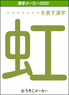 ȬȨ���Ĥ�の2020年の漢字メーカー結果