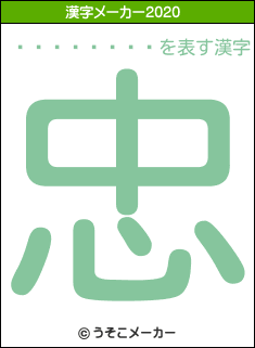 �Ӱ�ͥ��ߥ�の2020年の漢字メーカー結果