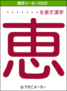 ��ë�ߤĤ�の2020年の漢字メーカー結果
