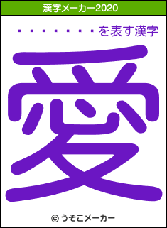 ��ƣ����の2020年の漢字メーカー結果