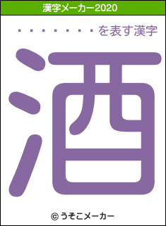 ���ں���の2020年の漢字メーカー結果