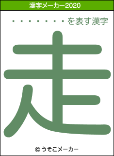 ���޴���の2020年の漢字メーカー結果