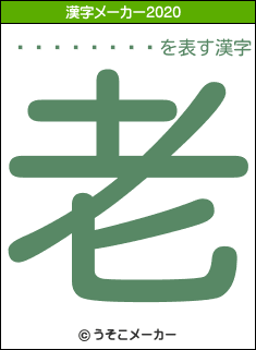 ������ڻ�の2020年の漢字メーカー結果