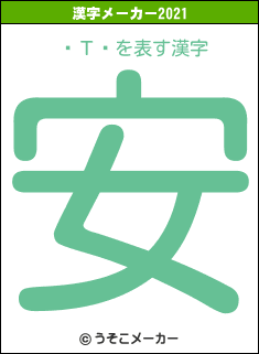 ¼Τ»の2021年の漢字メーカー結果