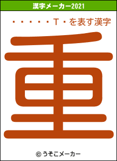 ë�Ť��Τ�の2021年の漢字メーカー結果