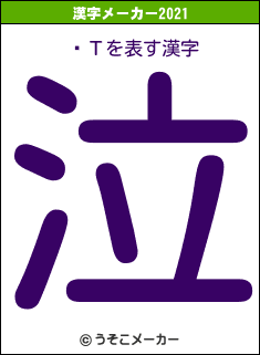 ðΤの2021年の漢字メーカー結果