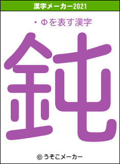 ĤФの2021年の漢字メーカー結果