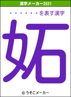 īĹ����の2021年の漢字メーカー結果