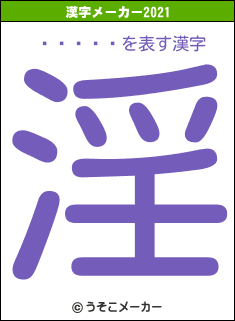 Ĺ�軰��の2021年の漢字メーカー結果