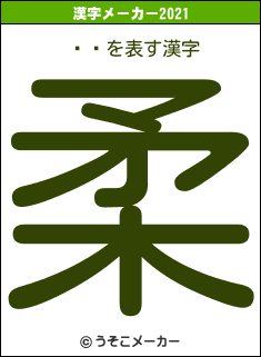 ŷの2021年の漢字メーカー結果