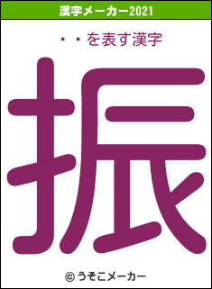 ƣëの2021年の漢字メーカー結果
