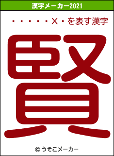 ɥ󡦥Хꥢの2021年の漢字メーカー結果