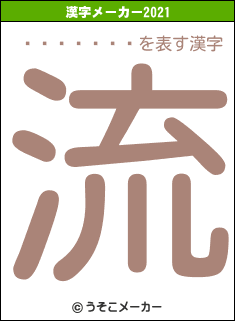 ɱ������の2021年の漢字メーカー結果