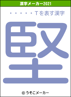 ʿ����Τの2021年の漢字メーカー結果