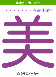 ̨������の2021年の漢字メーカー結果