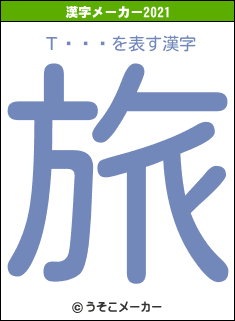 Τ��ͣの2021年の漢字メーカー結果