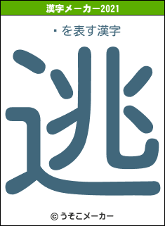 Ͼの2021年の漢字メーカー結果