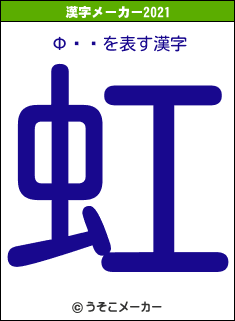 ФҤȤの2021年の漢字メーカー結果