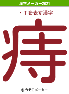 ԤΤの2021年の漢字メーカー結果