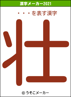 եäƤの2021年の漢字メーカー結果