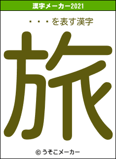 ڥޡޥの2021年の漢字メーカー結果