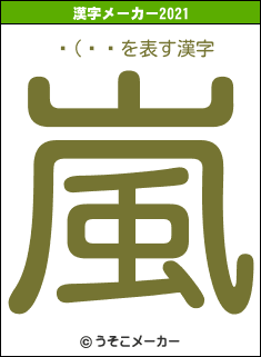ߤ(ߤĤの2021年の漢字メーカー結果
