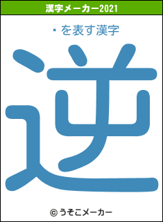 ०の2021年の漢字メーカー結果
