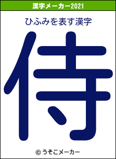 ひふみの2021年の漢字メーカー結果