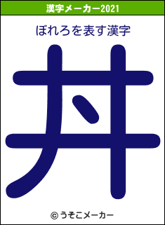 ぼれろの2021年の漢字メーカー結果