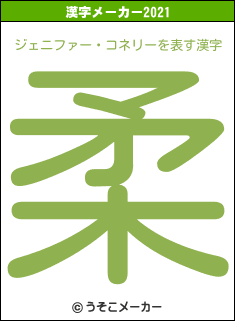 ジェニファー・コネリーの2021年の漢字メーカー結果