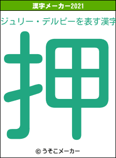 ジュリー・デルピーの2021年の漢字メーカー結果
