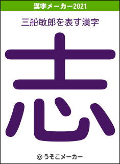 三船敏郎の2021年の漢字メーカー結果