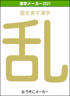 匳の2021年の漢字メーカー結果