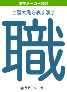 土屋太鳳の2021年の漢字メーカー結果