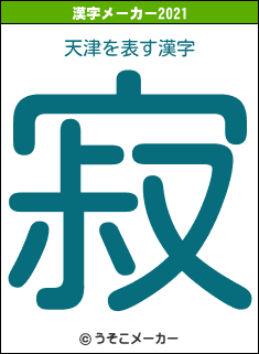 天津の2021年の漢字メーカー結果