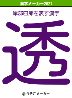 岸部四郎の2021年の漢字メーカー結果
