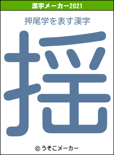 押尾学の2021年の漢字メーカー結果