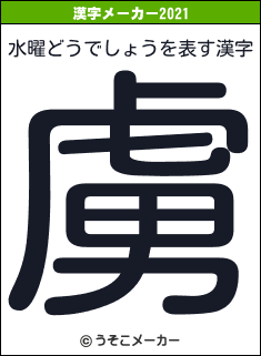水曜どうでしょうの2021年の漢字メーカー結果