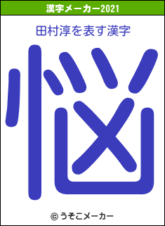 田村淳の2021年の漢字メーカー結果