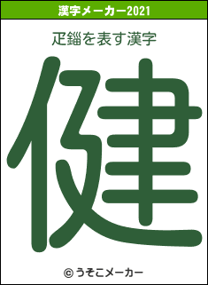 疋錙の2021年の漢字メーカー結果