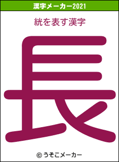 絖の2021年の漢字メーカー結果