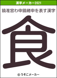 鐃准宮わ申鐃緒申の2021年の漢字メーカー結果