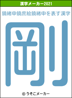 鐃緒申鐃庶絵鐃緒申の2021年の漢字メーカー結果
