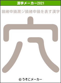 鐃緒申鐃潤ジ鐃緒申鐃の2021年の漢字メーカー結果