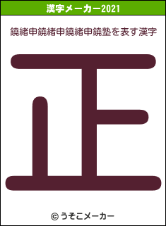 鐃緒申鐃緒申鐃緒申鐃塾の2021年の漢字メーカー結果