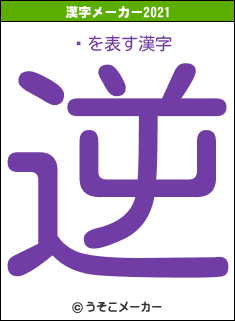 ﲻの2021年の漢字メーカー結果