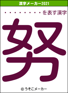 �ƹ�̱����の2021年の漢字メーカー結果