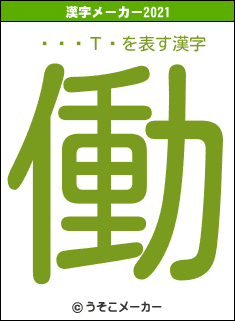 �ٱۤΤ�の2021年の漢字メーカー結果