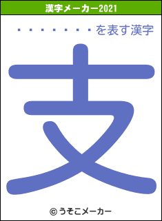 ��ǭ����の2021年の漢字メーカー結果