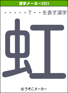 ���İ�Τ��の2021年の漢字メーカー結果